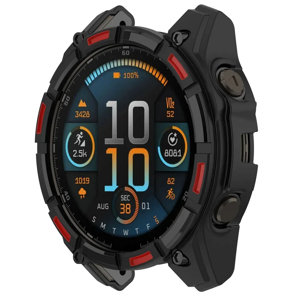 Schutz Fall Für Garmin Fenix 8 51MM 47MM 43MM Smart Uhr Silikon Stoßstange Für Garmin Fenix 8 serie Semi Abdeckung uhr Abdeckung