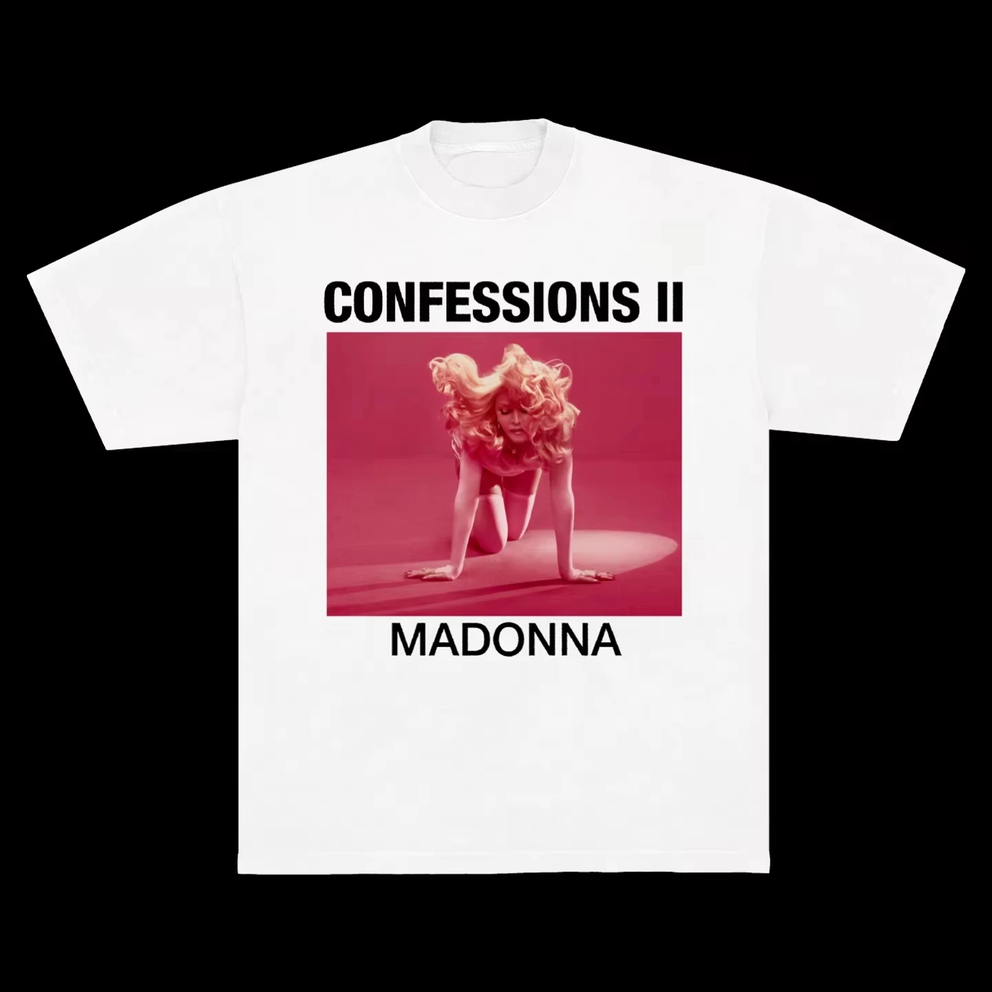 2026 Summer Madonna Confessions II Album T-Shirt Fashion Leisure Suitable for Both Men and Women