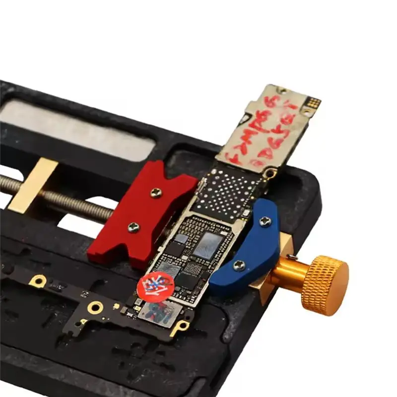 SHGO Mobile Phone Repair Mainboard PCB Holder Jig Fixture with IC Location for Enhanced Soldering Accuracy Precision Tool