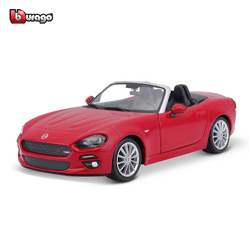 Bburago 1:24 Schaal Fiat 124 Spider Alloy Raceauto – Een Gedetailleerde Beoordeling voor Collectie-En Liefhebbers