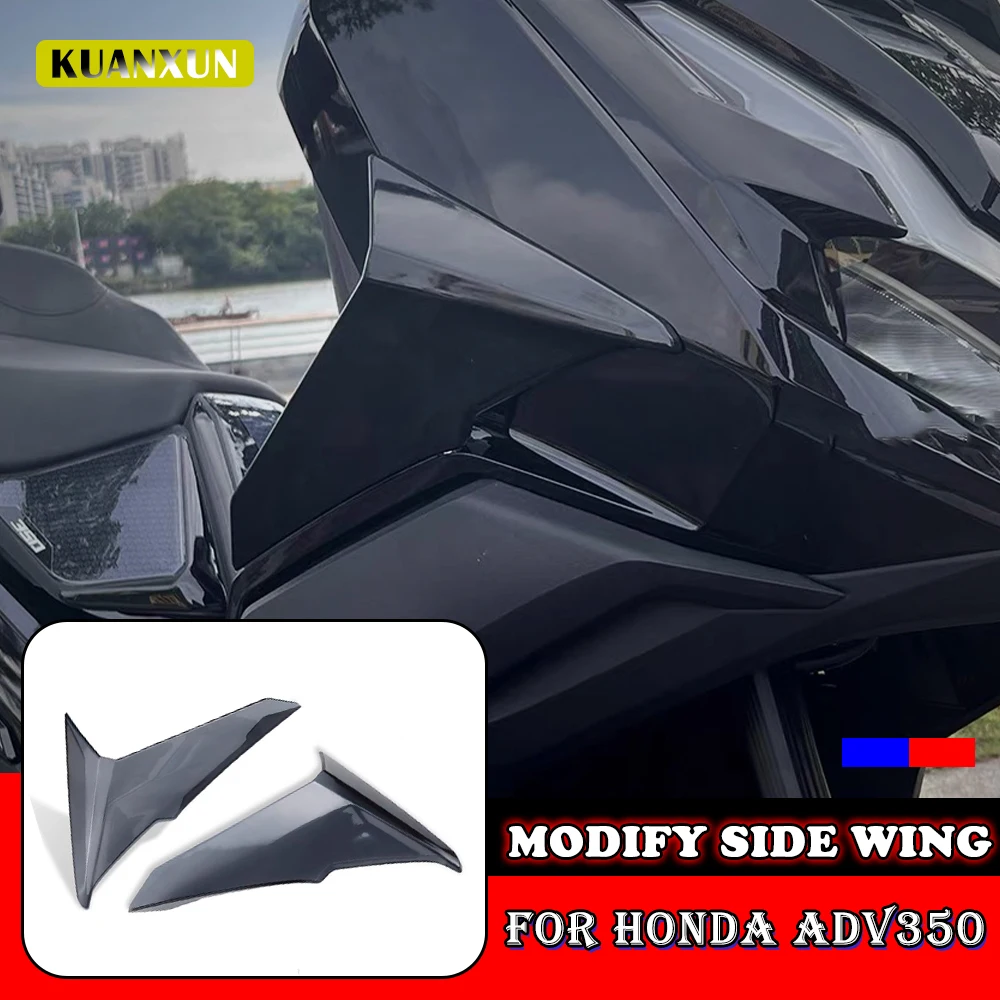 

Para HONDA ADV350 ADV 350 2022-2025 2024 2023 accesorios de motocicleta carenado lateral derecho izquierdo cubierta lateral ala