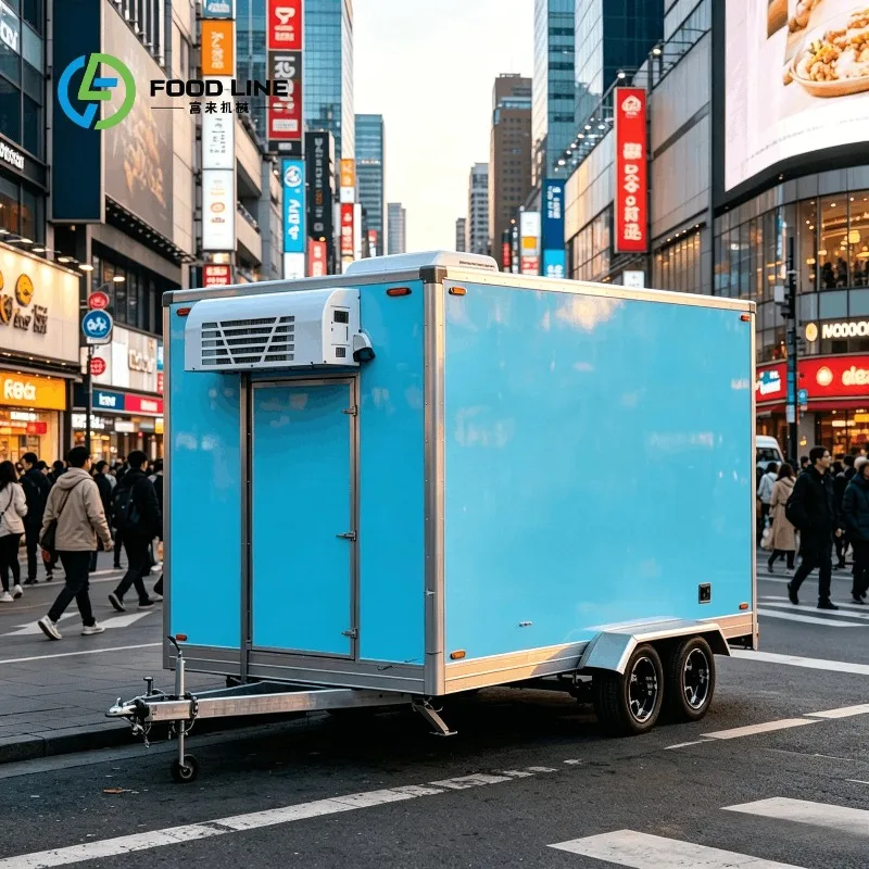 Customized Insulated Cargo Trailer With Double Rear Doors And Side Entry For Cold Chain Logistics Bulk Purchase Save Money
