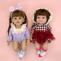 12inch Kawaii Reborn Baby Girl Dolls Lifelike Face Fashion Clothes Companied Baby Doll Birthday Christmas Gift Educational Toy