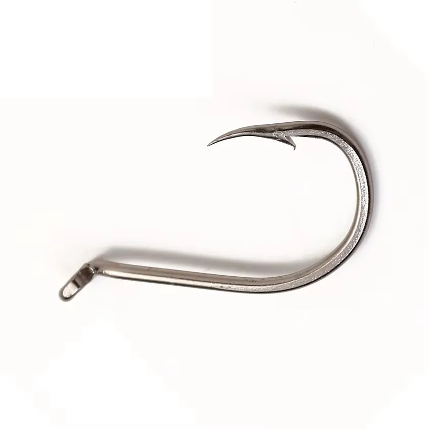 NGB Hand Fishing Hooks Barbed Fishhook With Ring 100pcs/lot Lure High Carbon Steel Hooks Carp Fishing Accessories Pesca