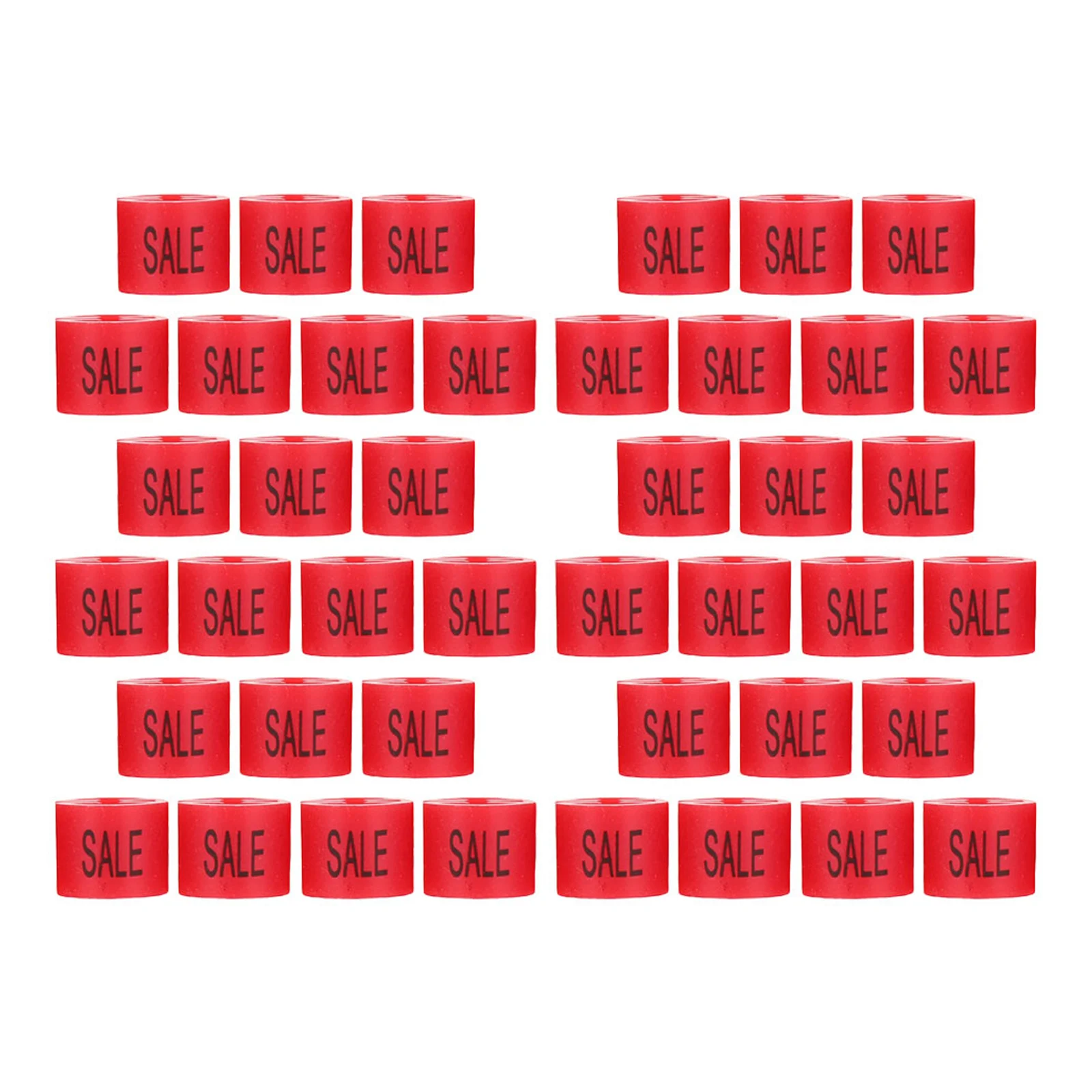 

50Pcs Clothes Size Markers Plastic Sale Clips Colored Hanger Tags Garment Markers for Shop Use Sale Tags