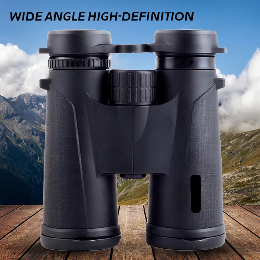 

10x42 Binoculars Hunting Travel HD BAK4 Prism FMC Night Vision Professional Powerful Military Zoom Telescope