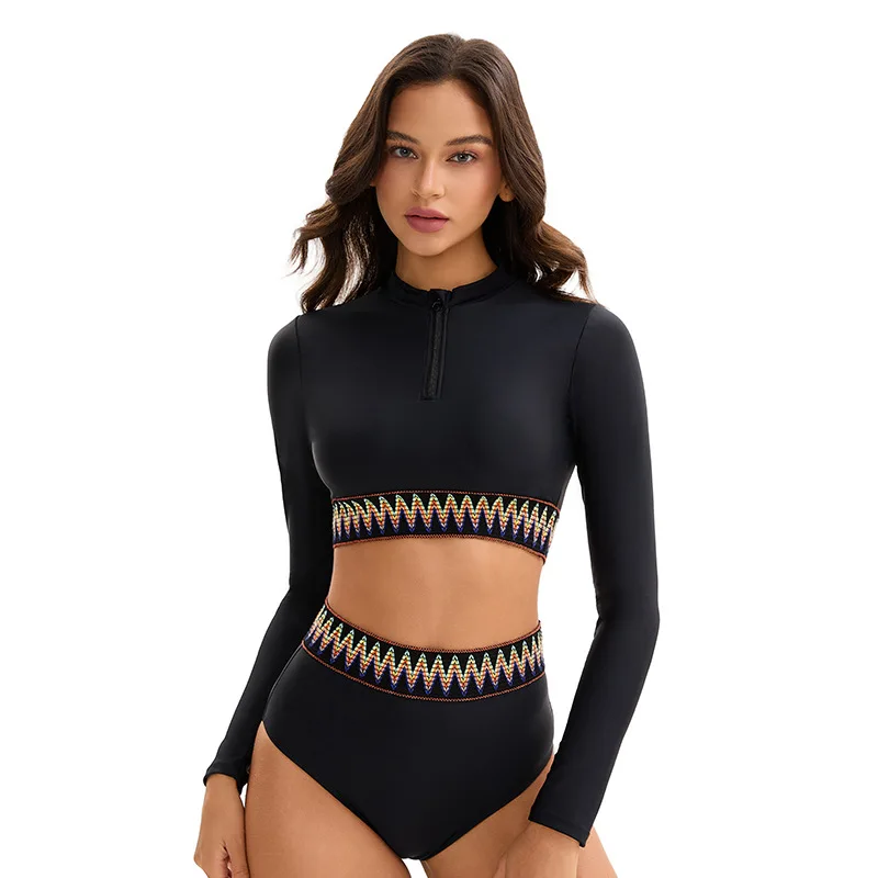 Modest Two-Piece Long-Sleeve Swim Set product image