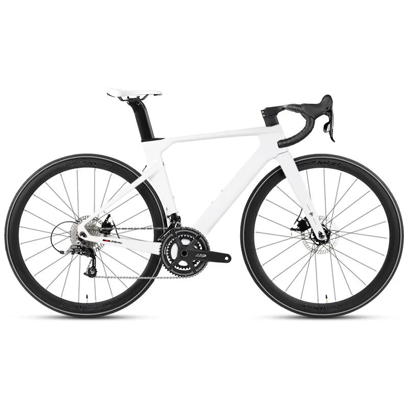 

Carbon fiber highway speed disc brake racing bicycle