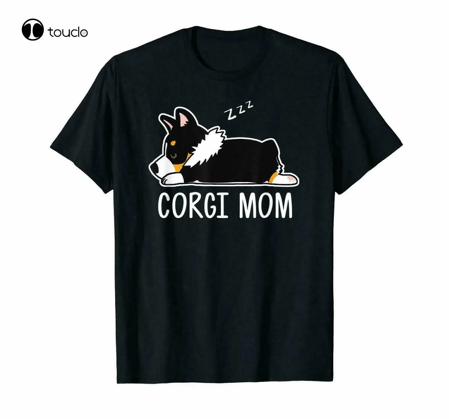 Welsh Corgi Mom Animal Dog Family Love Birthday T-Shirts Cotton Trend 2021 custom shirt