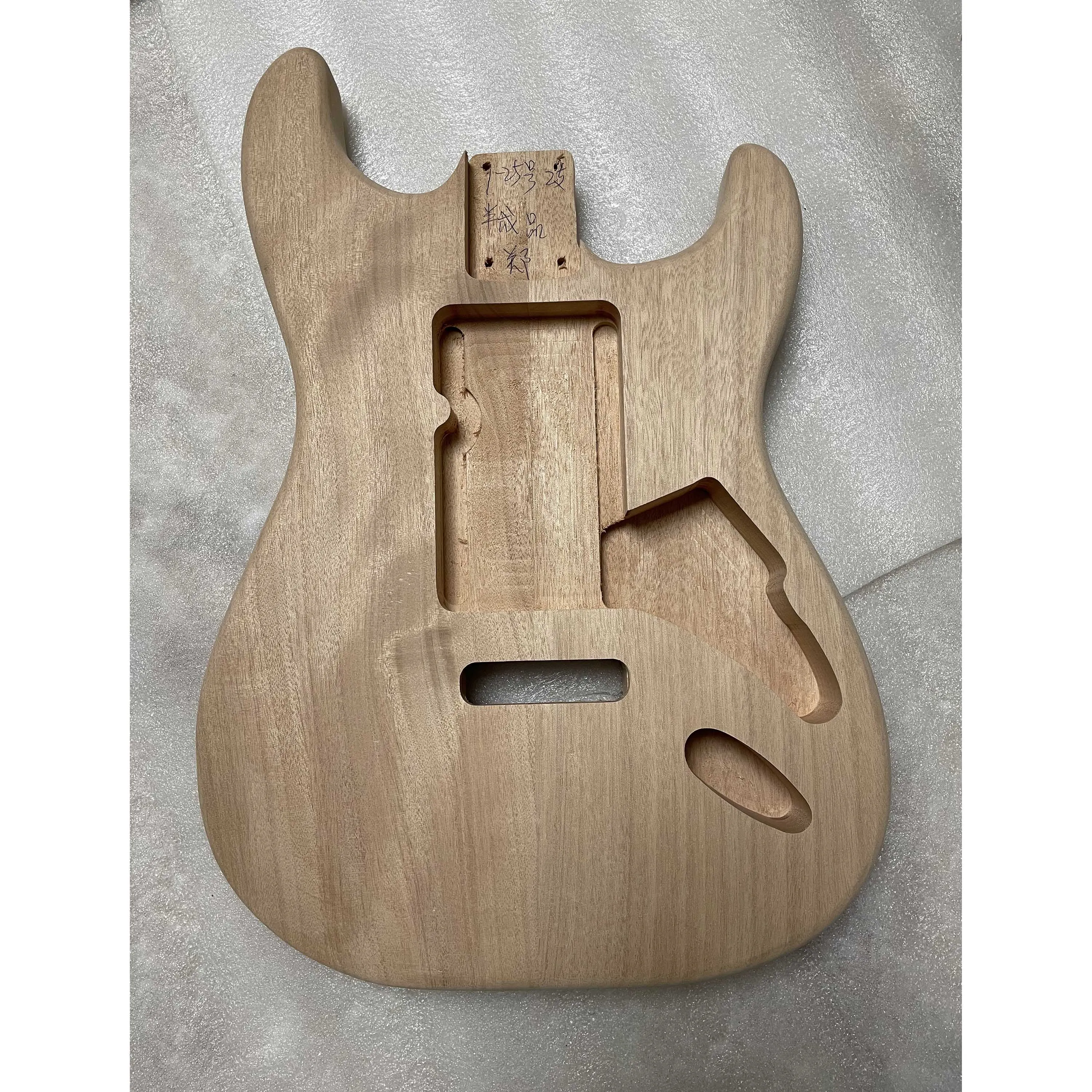 

Handcrafted S T Electric Guitar Body Unfinished Two Piece Mahogany Wood Guitar Barrel Replacement Parts Guitarra DIY Parts