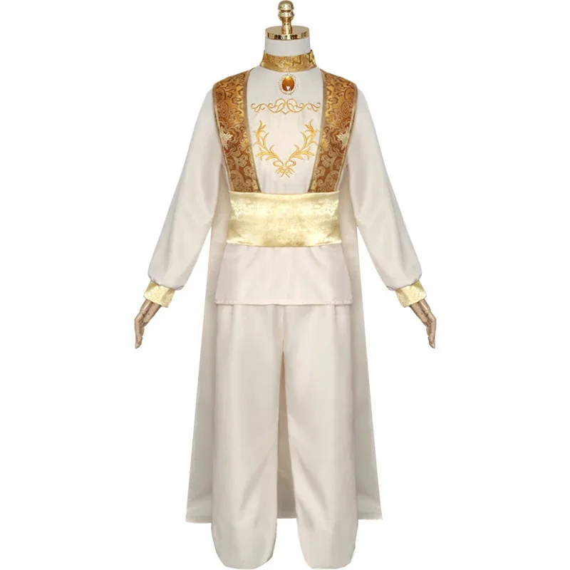 Aladdin Lamp Prince Aladdin Prince Costume  Aladdin Cosplay Costume Men Top Pants Hat Outfits Halloween Carnival Party Suit