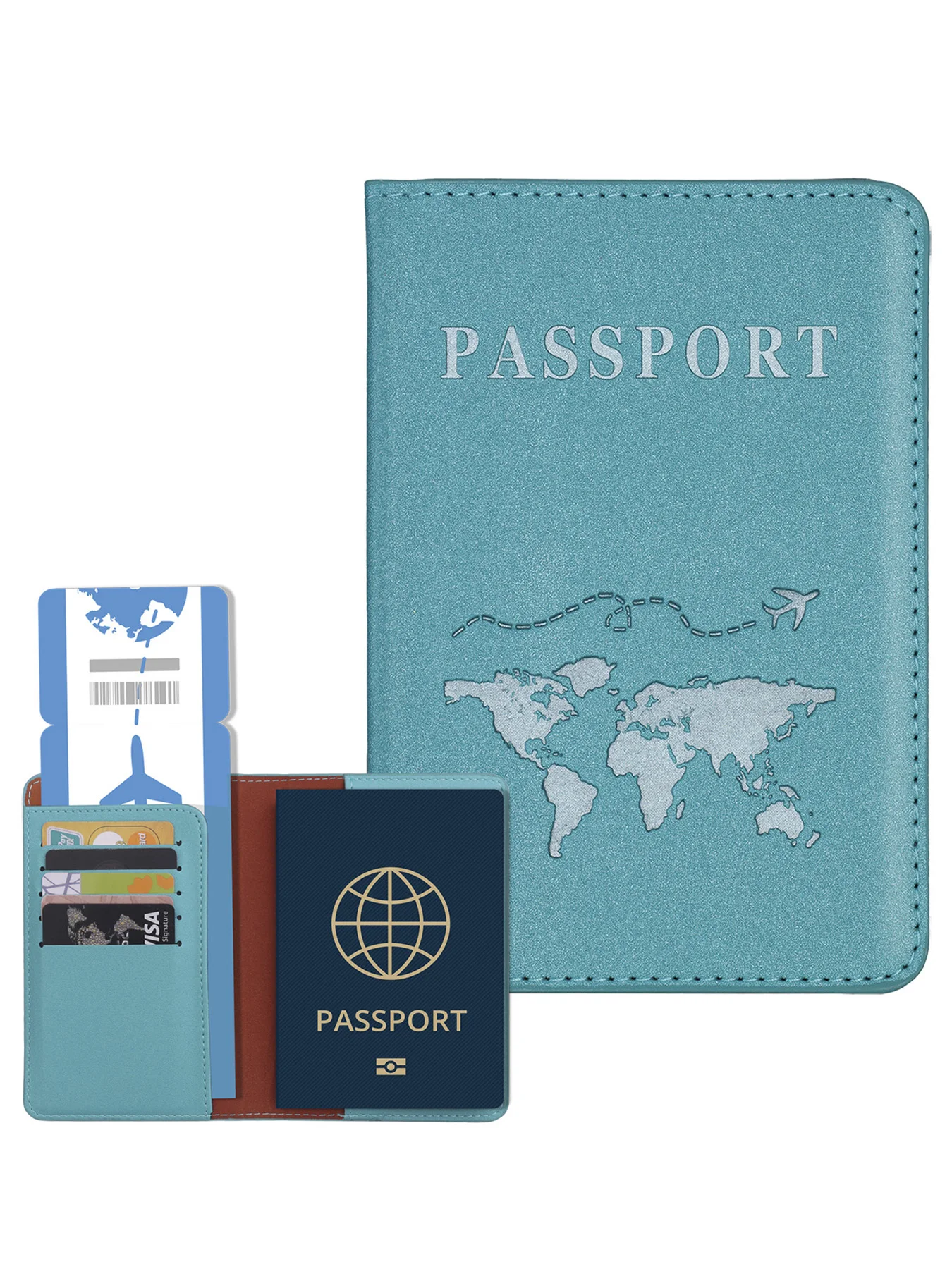 Slim Passport Holder Cover, Travel Accessories Passport Wallet Protector for Women