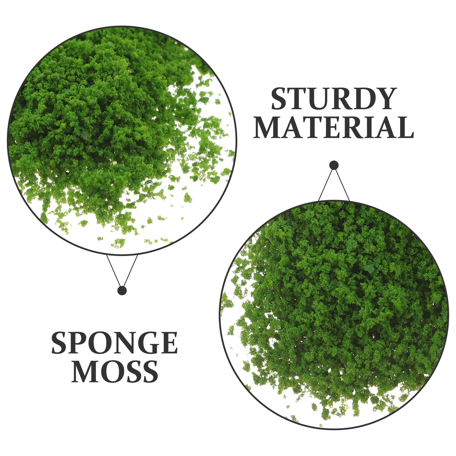 3 أكياس مسحوق شجرة الإسفنج واقعية العشب خلع الملابس مبعثر DIY بها بنفسك طاولة الرمل مشهد قاعدة المواد تخطيط المشهد ديكور #2