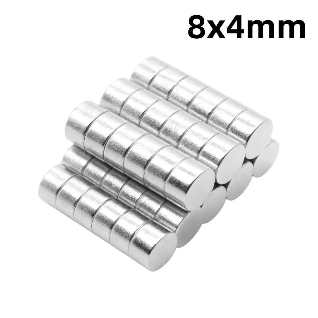 8x4mm Round Powerful Magnetic Magnet 8x4 Strong Disc Magnets For Fridge DIY Building Scientific Craft Education 8*4