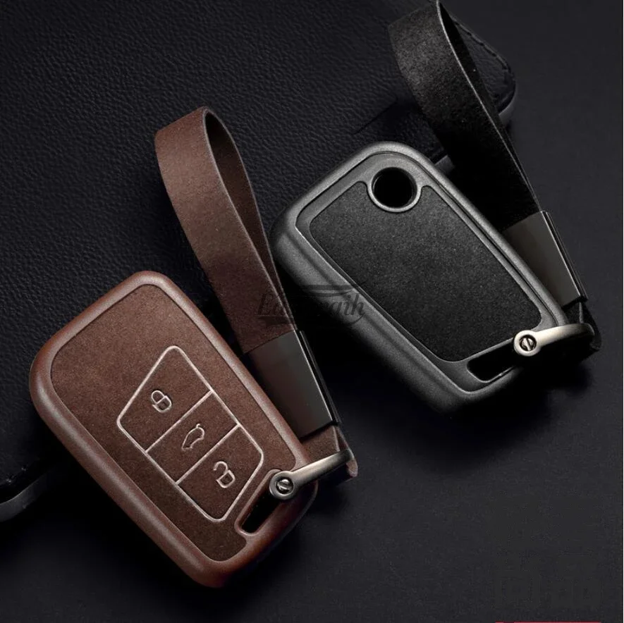 

New Car TPU Leather Key Case Holder Shell For VW Passat B8 CC Magotan For SKoda A7 Octavia Superb Smart Remote Key Accesories