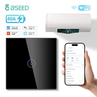 BSEED 40A Smart Wifi chauffe-eau chaudière mur interrupteur tactile climatiseur fonction de synchronisation Tuya Alexa Google Home commande vocale 2