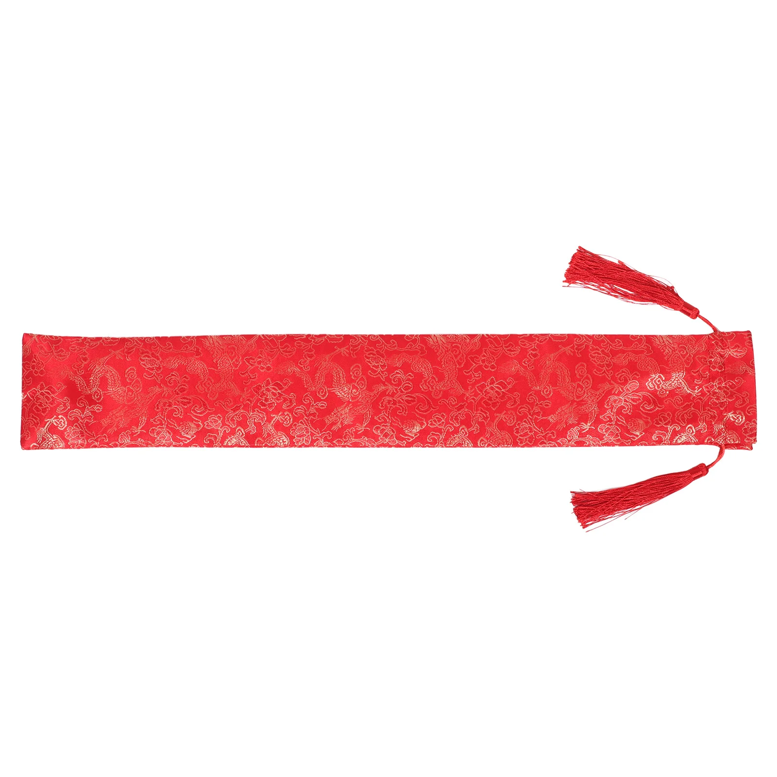 Mahjong Rack Protector Drawstring Bag Foldable Cloth Sleeve For American Mahjong Pusher Cover Storage Holder Game