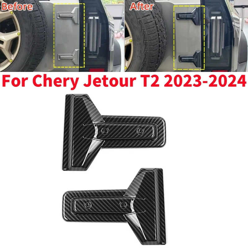 

Car Tailgate Hinge Cover Modification Styling Accessories For Chery Jetour T2 2023-2024 Auto Tailgate Hinge Cover
