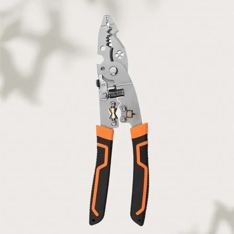 

Multifunctional Ten-in-One Roller Wire Stripping Pliers Electrician Clamping Cutter General-Purpose Splitter Tool