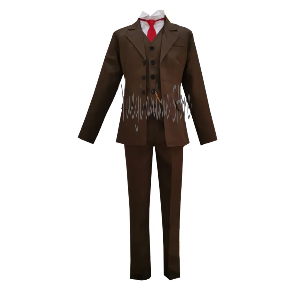 Cosplay Wiliam James Moriarty Costume men uniform Full Set Outfit for Halloween Carnival Party Suit --customized