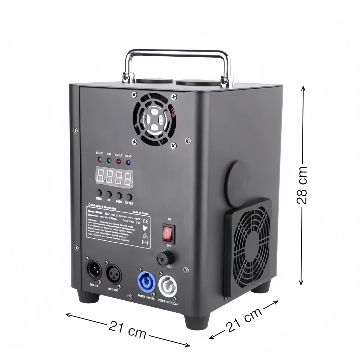 700W TI Cold Spark Machine Ti Powder Sparkler Machine DMX Remote Wireless Cold Firework Wedding Party Show DJ Disco Stage
