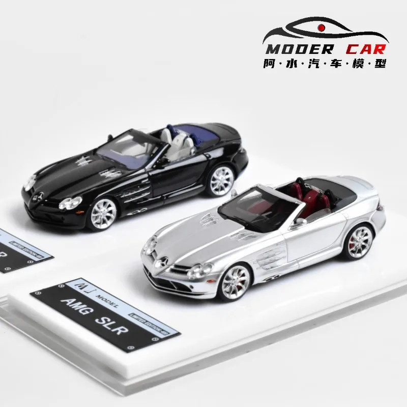 Stock 1:64 SLR modelo de coche de resina fundida convertible de dos puertas, juguetes para niños, regalos festivos para niños, decoraciones para adultos.