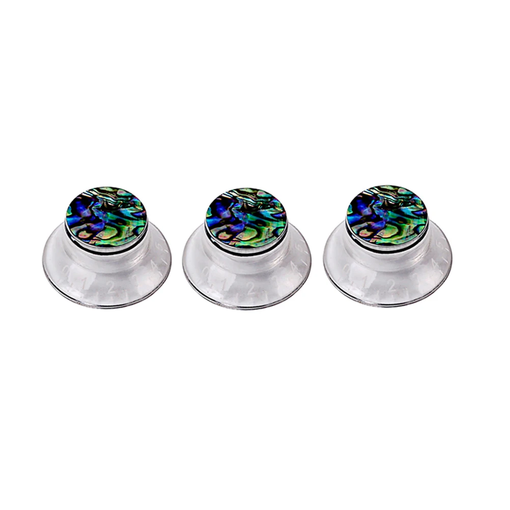 

3pcs Volume Tone Replacement Durable Plastic Knobs For Electric Parts Compatible With Epiphone Style Easy Install Chic Design