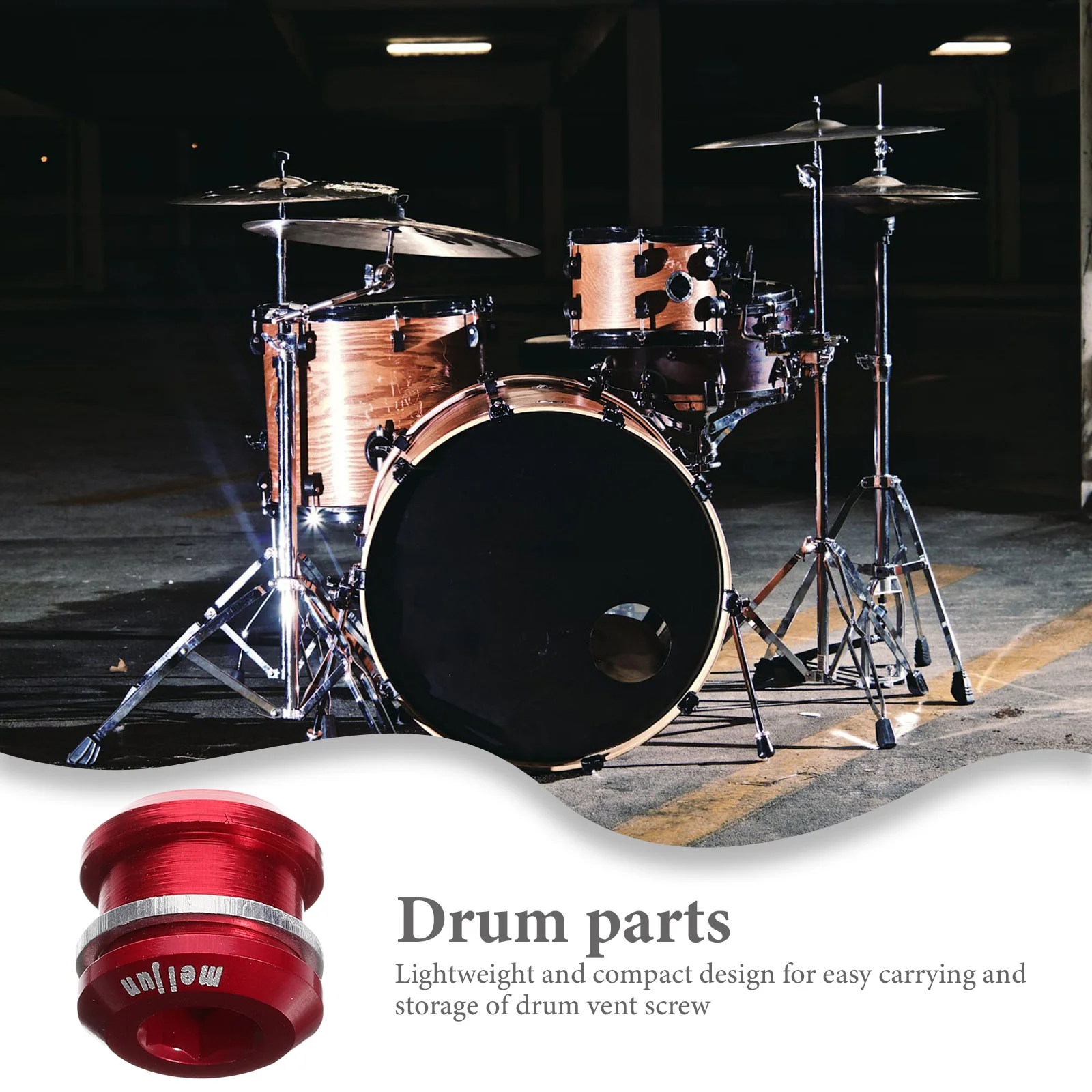 Aluminium Drum Vent Schroef Zilver Snare Drum Percussie Instrument Accessoires Compatibel Diverse Drums