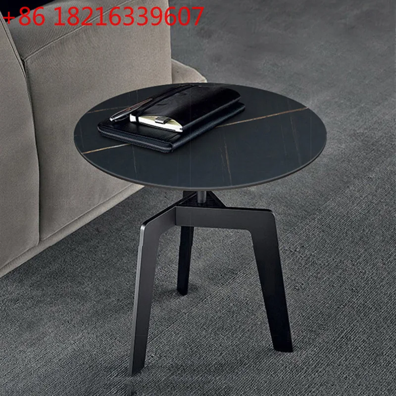 YAO Italian minimalist rock slab edge few modern minimalist master design bedroom bedside