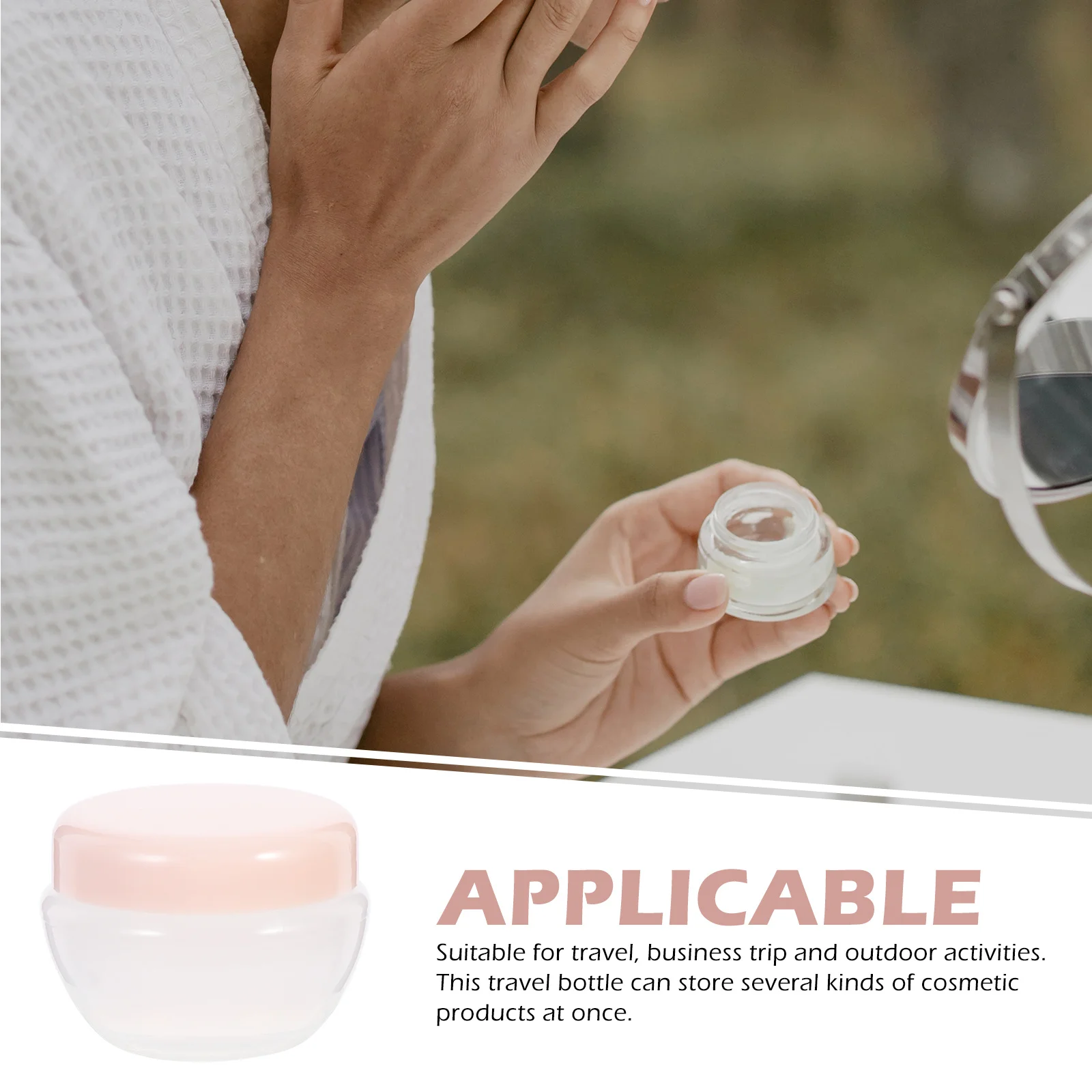 

1 set 1 Set Empty Bottles Premium Plastic Leakproof Travel Sub Bottles For Toiletries Shampoo Lotion Skincare Storage