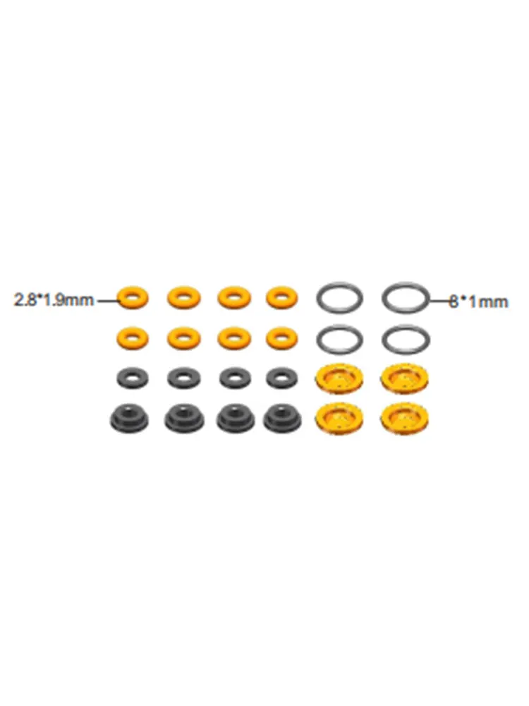 

Spare Parts R86708 Shock Repair Kit( completed car) For RGT EX86170 1/10 RC Electric Remote Control Off-road Vehicles Cars