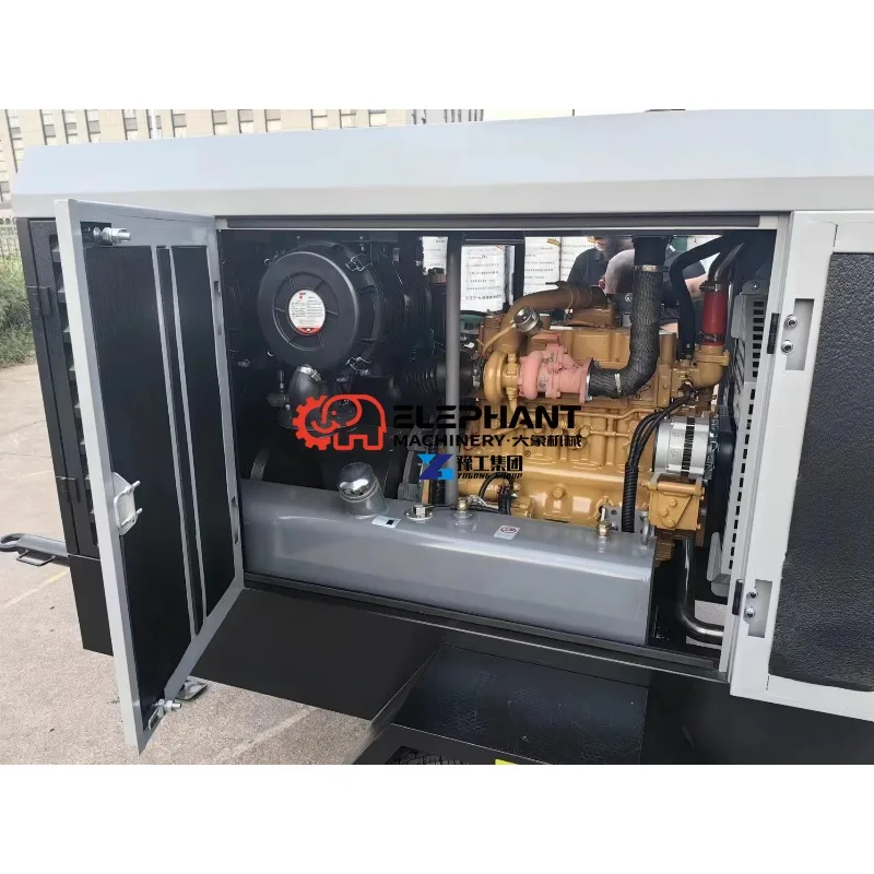 Industrial Grade Air Compressor Large Air Volume Designed for Stone Mining and Material Processing Workshops