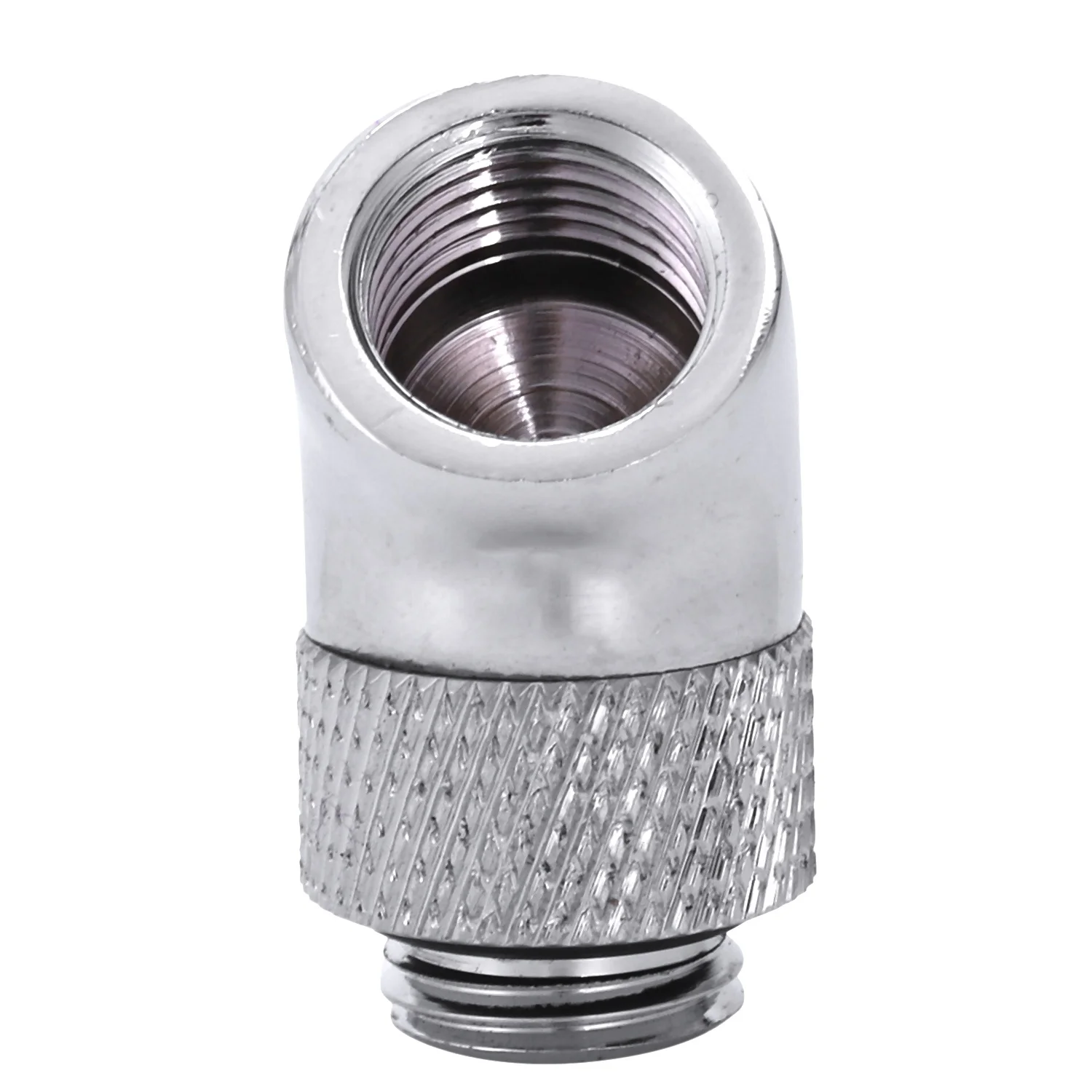 G1/4 Screw Thread 45 Degree Elbow Rotary Brass- Adapter Male To Female Connector Fitting Computer Pc Water Cooling System