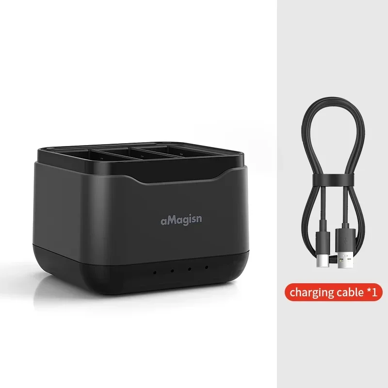 Airies de charge de batterie intelligent, boîtier de charge rapide pour Insta360 Zan/ Insta360 ZanPro, support de charge d'alimentation, accessoires pour appareil photo de sport