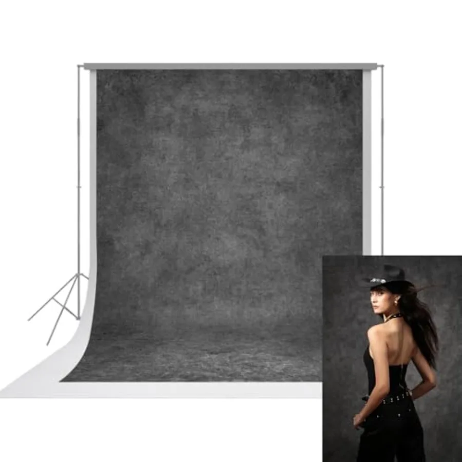 

8×10 Feet Fabric Photo Backdrops Classic Texture Backdrop for Headshots and Portraits Vintage Photography Background for Studio