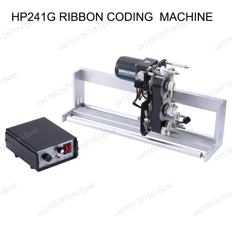 

HP241G Electric Ribbon Automatic Packaging MachinSynchronous Tracking Coding Machine Prints Production Date Ink Ribbon