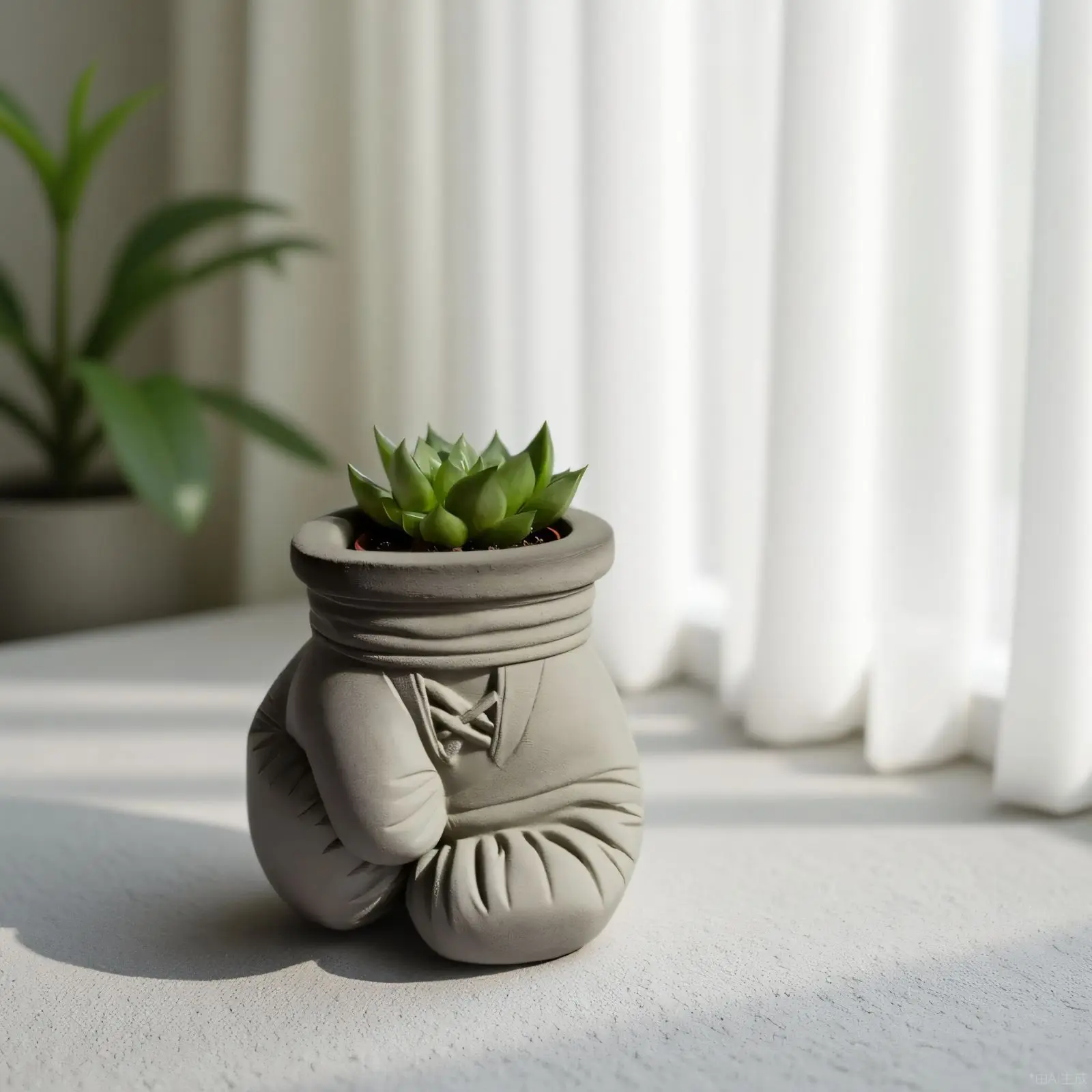 Boxing Glove Silicone Mold for Aroma Candle Cup, DIY Plaster Cement Flowerpot Gift Resin Diffuser Craft, Reusable Decor Jar Mold