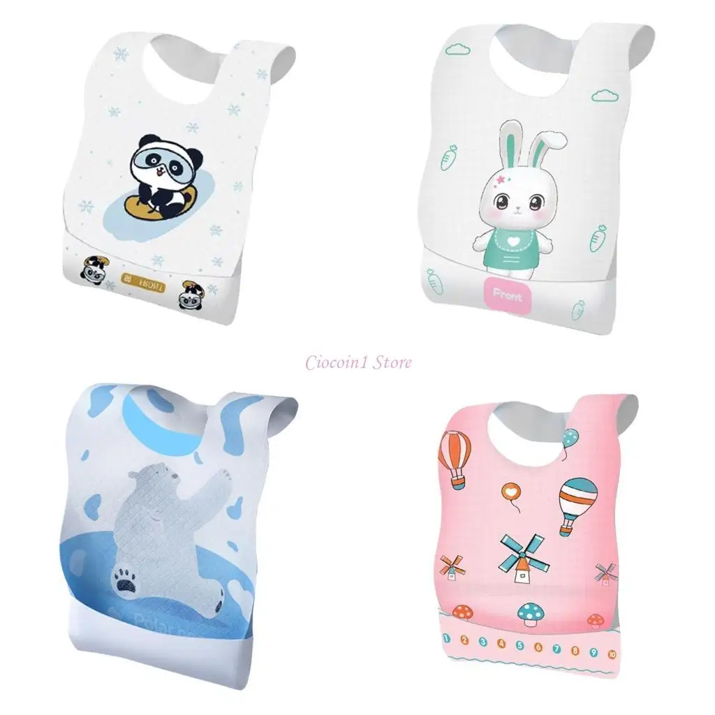 

Y1UB Cotton Bib Burp Cloths Nursing Bib Feeding Bib for Infant Toddlers 0-6 Year