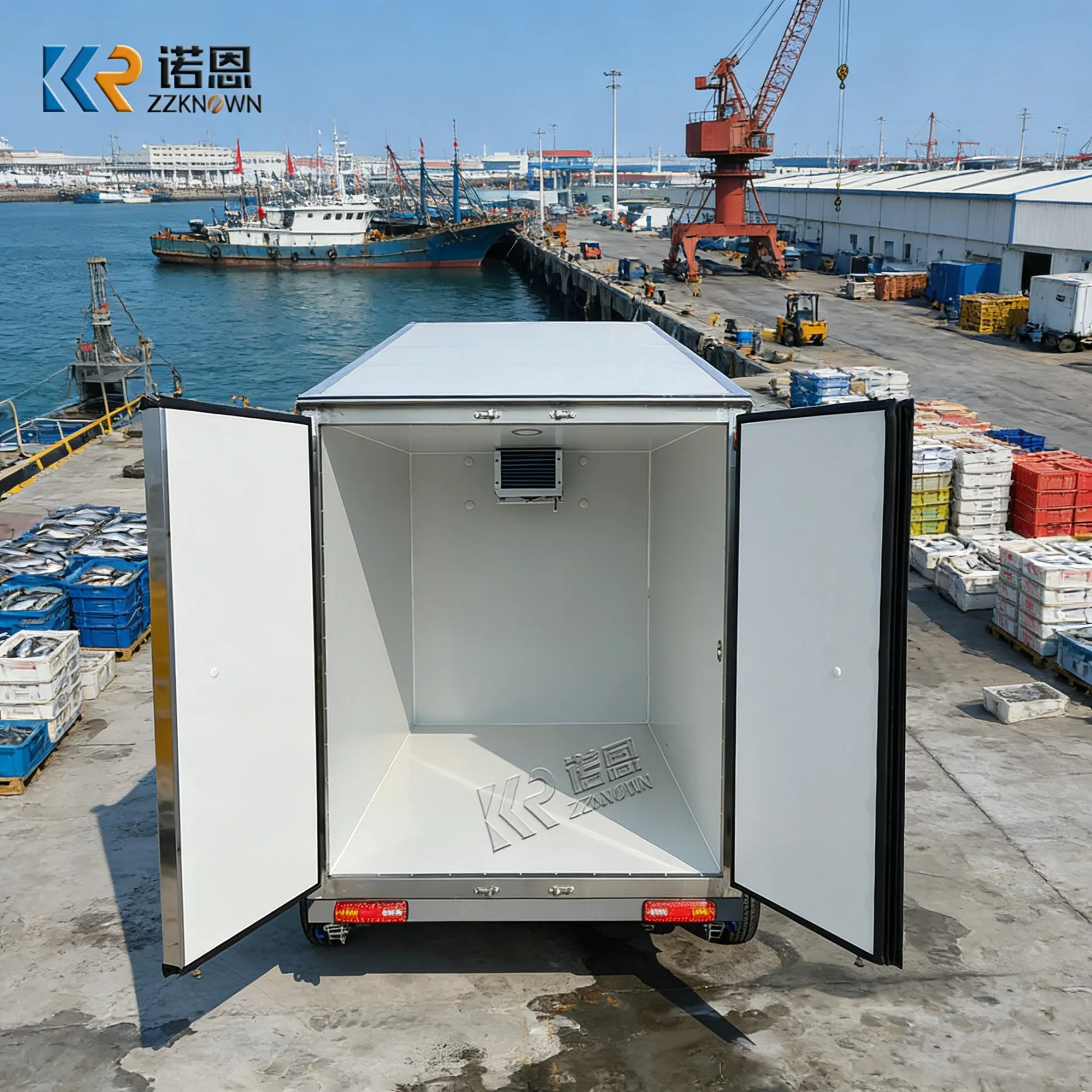 Portable Cold Room Chiller Room for Vegetable, Cold Storage Freezer and Chiller Trailers/Mobile Refrigerated Trailer
