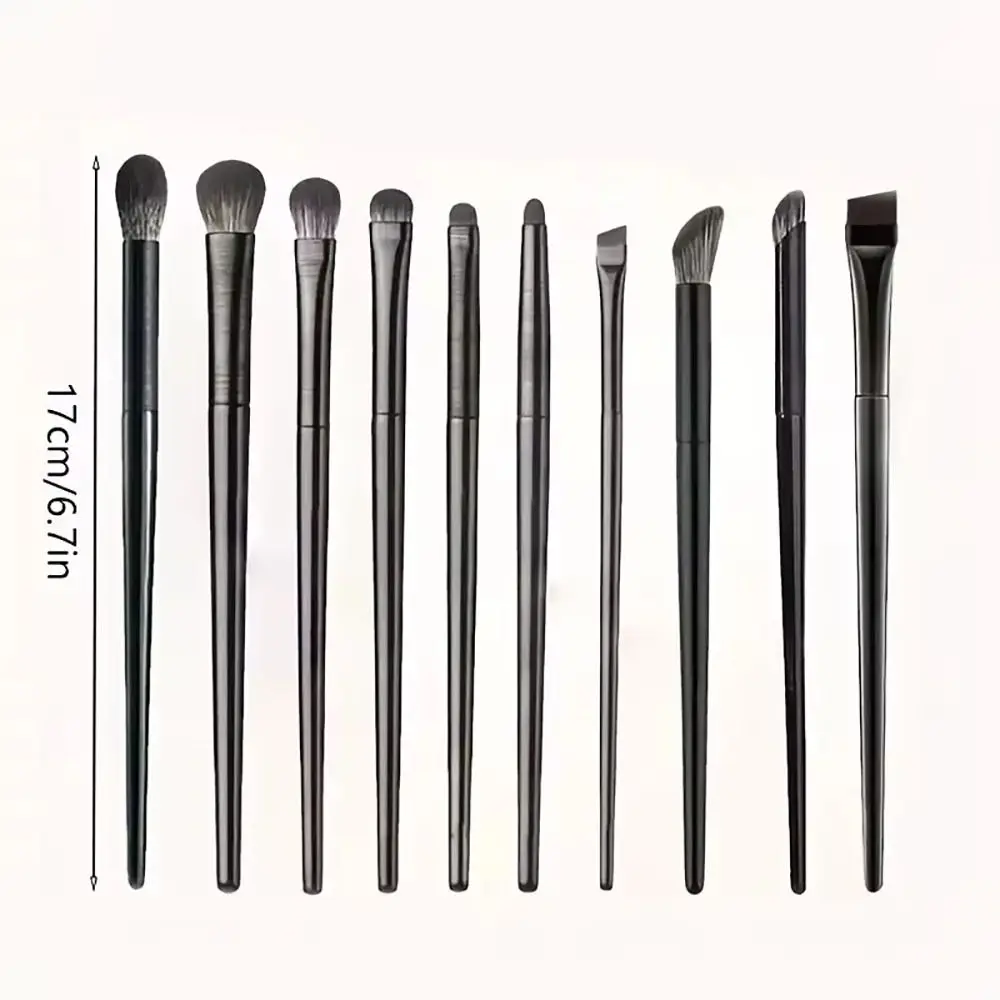 10 Teile/satz Auge Detail Pinsel Lidschatten Pinsel Weichen Borsten Kleine Eyeliner Pinsel Augen Make-Up Wisch Make-Up Pinsel