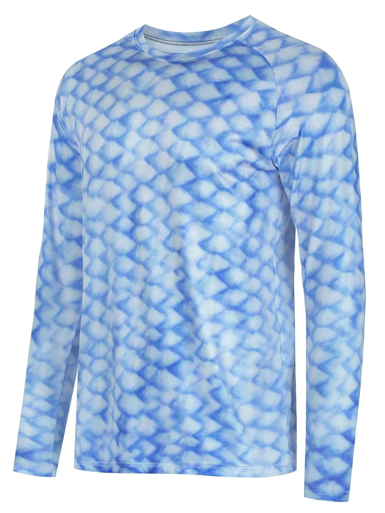 Men Long Sleeve Tshirt Snake Skin Camo 3D Print Sport Quickdry Outdoor Fishing Casual Tops Men's Clothing