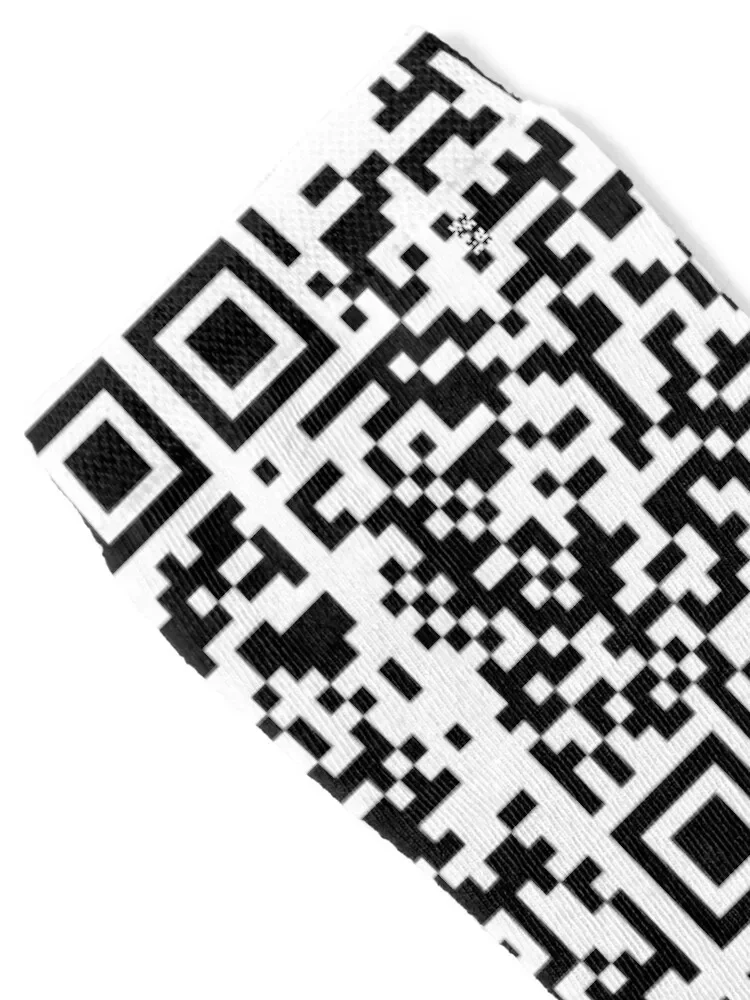 Qr Code Scan Digital Barcode App Dowload Socks with print compression Women's Socks Men's