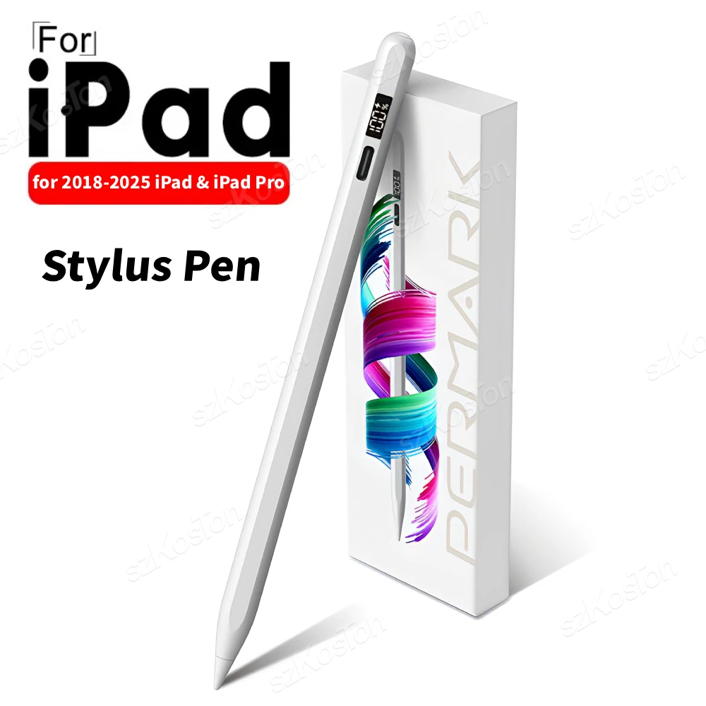 

Stylus Pen for iPad 2025-2018 with LED Power Display Fast Charge for Ipad Air M3/M2/5th/4th/3rd Gen Tablet Touch Pens
