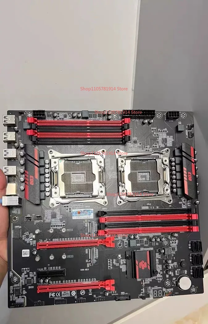 For South China Gold X99 8D3 Dual Main Board LGA2011 3 Server Main Board