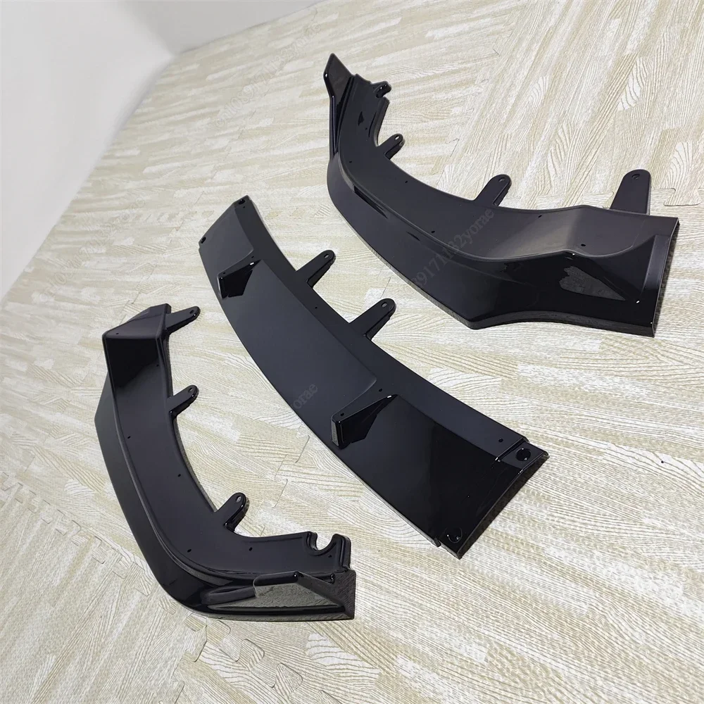 For BMW 8 Series G14 G15 G16 840i 840d M850i M-Sport 2018-2024 Car Front Bumper Lip Splitter Spoiler Gloss Black Bodykits Tuning
