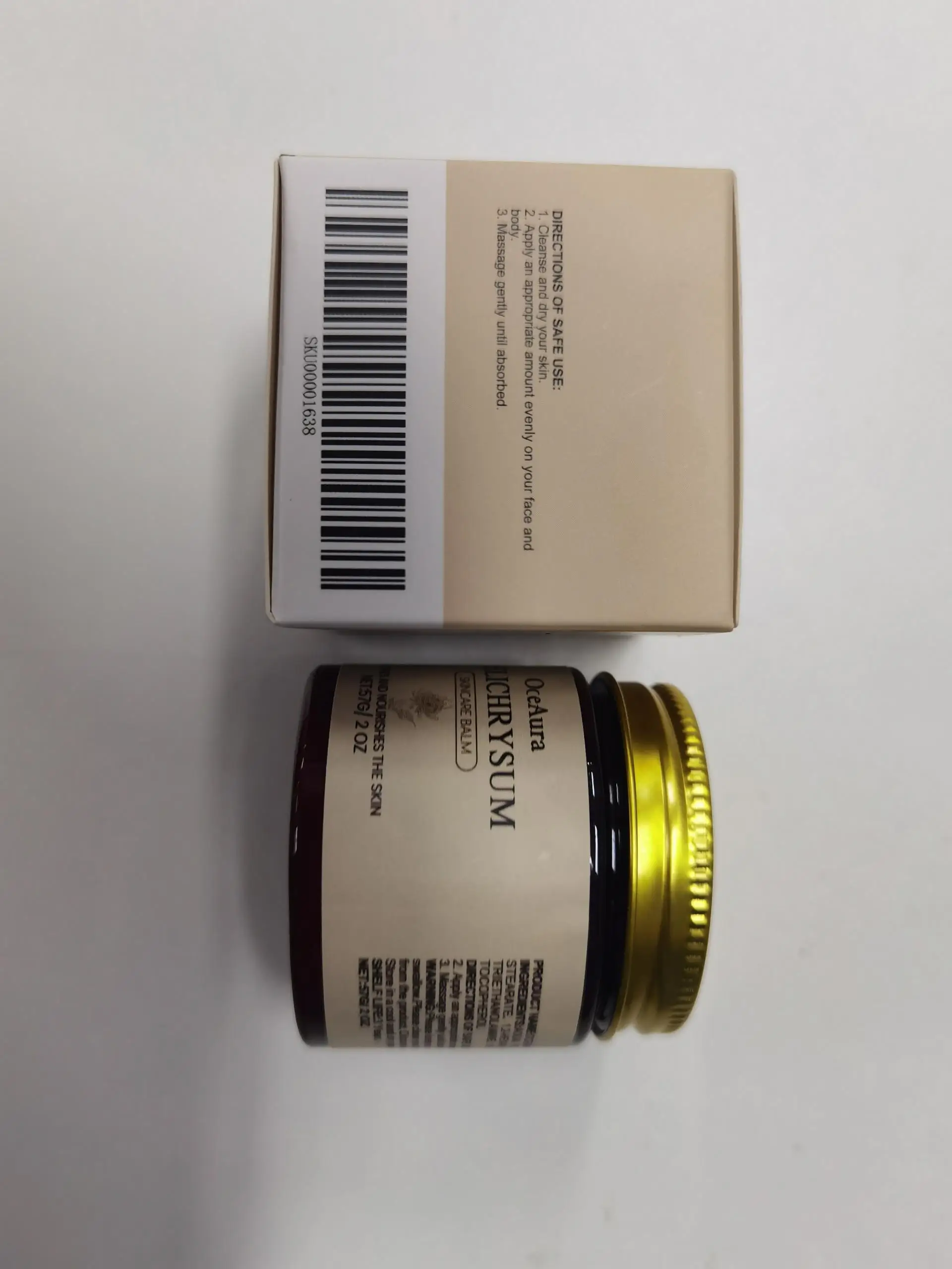 オーシェ アウラ ヘリクリサム スキンケア軟膏 モイスチャライザー（昼夜兼用）顔と体のケア用