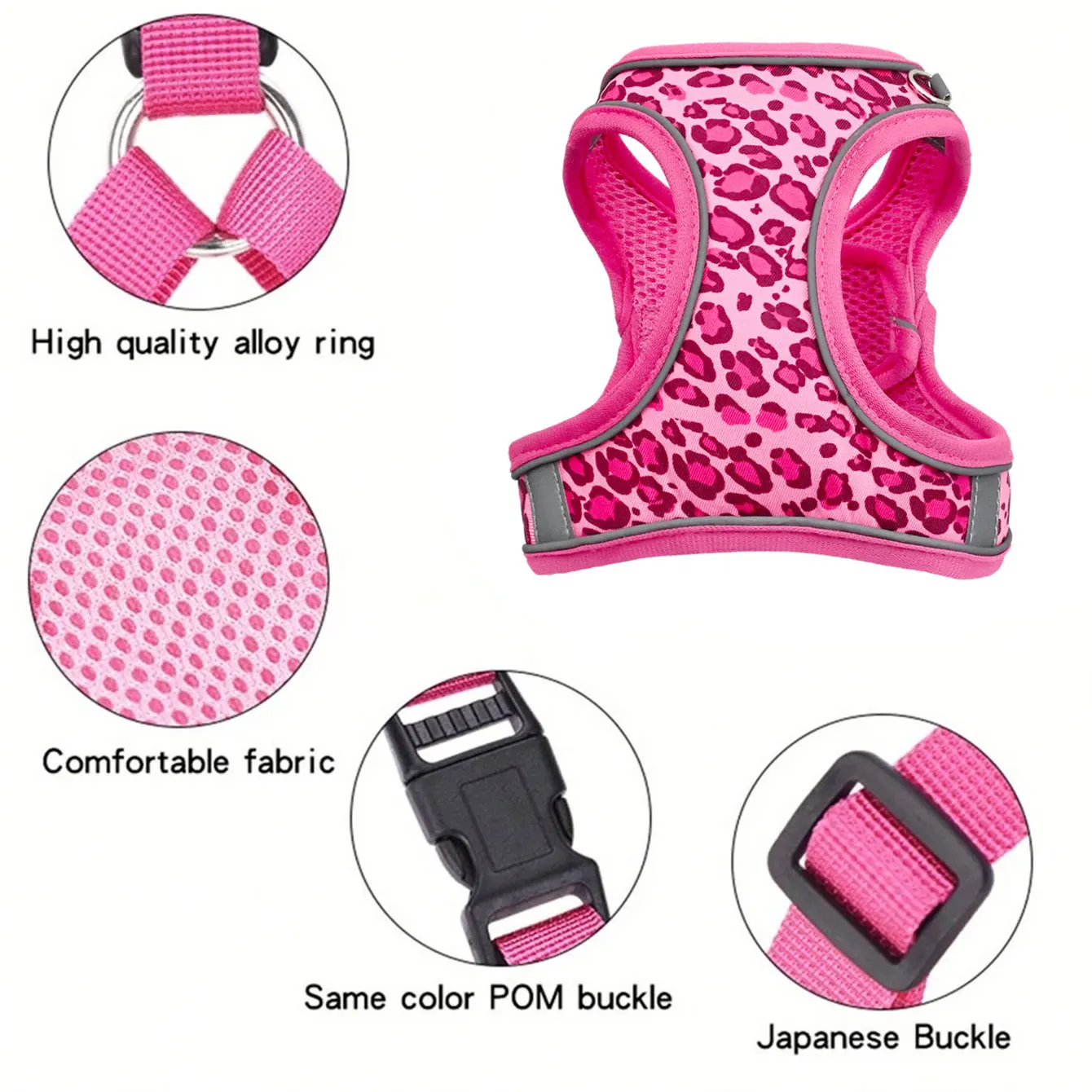 Leopard Pet Harness 3