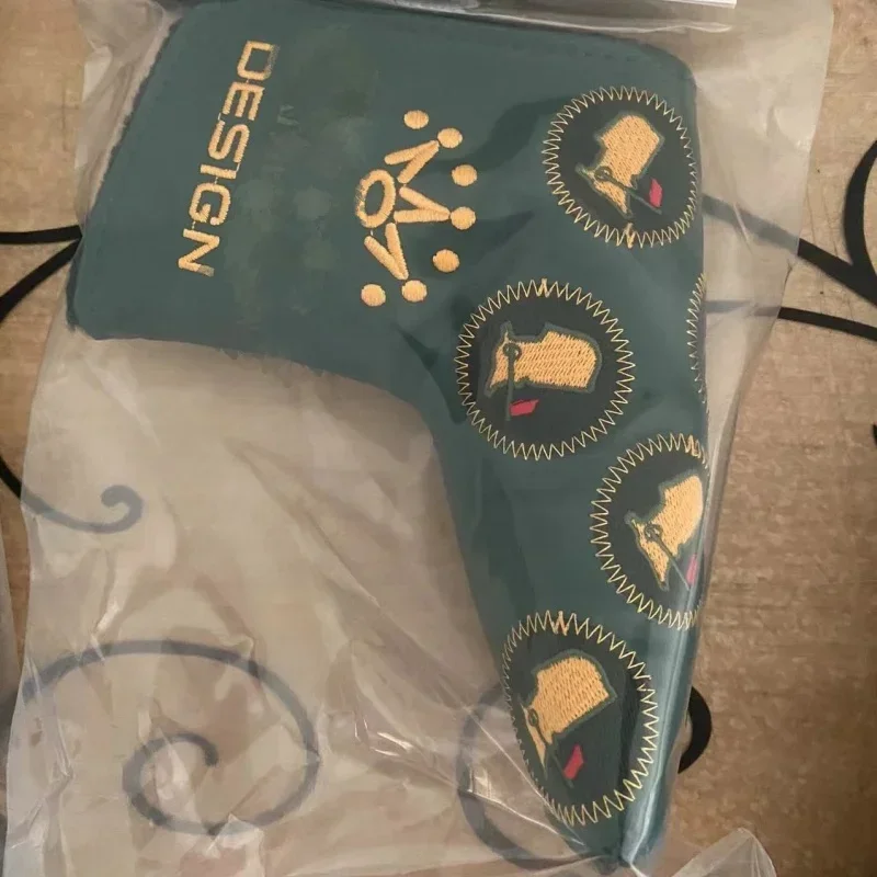 Açık eğitim golf kulübü tozluk, yeşil 2019 bayrağı nakış PU sentetik deri, ücretsiz kargo