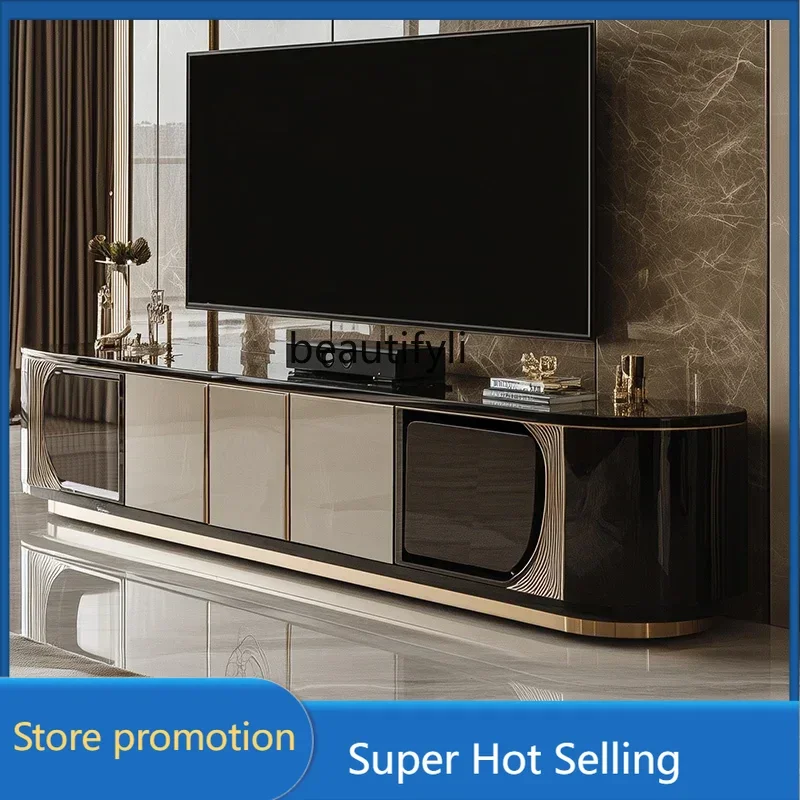 

Asmt46 Светлый роскошный мраморный шкаф для телевизора увеличивает высококачественный дизайнерский напольный шкаф из микрокристаллического камня для гостиной