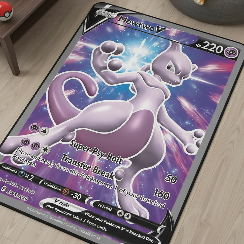 Anime Halı Pokemon Kartı Mewtw - Gaming Accessories For Kids Room incelemesi ve fiyatı